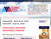 Tablet Screenshot of colonial200.com
